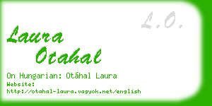 laura otahal business card